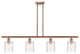 Cobbleskill 4 Light Island Light, Antique Copper