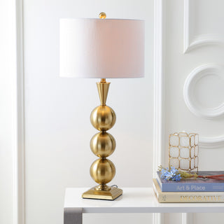 Mackenzie 33" Metal Table Lamp, Brass