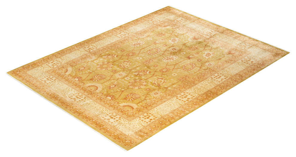 Mogul, One-of-a-Kind Hand-Knotted Area Rug Green, 8' 1" x 10' 10"