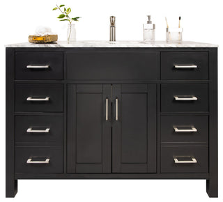 Amaya 48" Single Sink Bathroom Vanity Set, Espresso, 48"