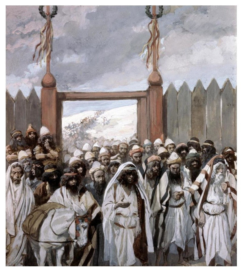 "Craftiness of The Gideonites" Digital Paper Print by James Tissot, 22"x24"