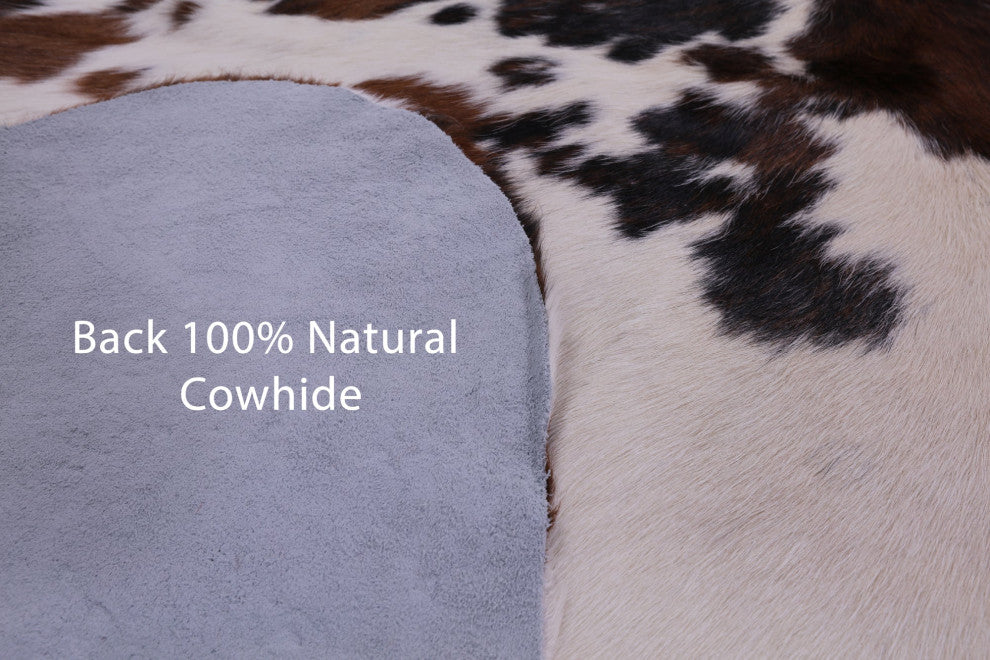 7' 0" X 5' 11" Natural Cowhide Rug C1609