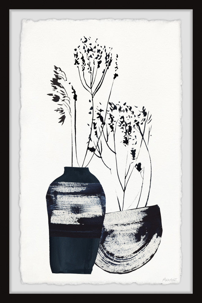 "Wildflower Vases" Framed Painting Print, 30x45