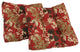 19" Squared Tufted Dining Chair Cushion, Set of 2, Montfleuri Sangria