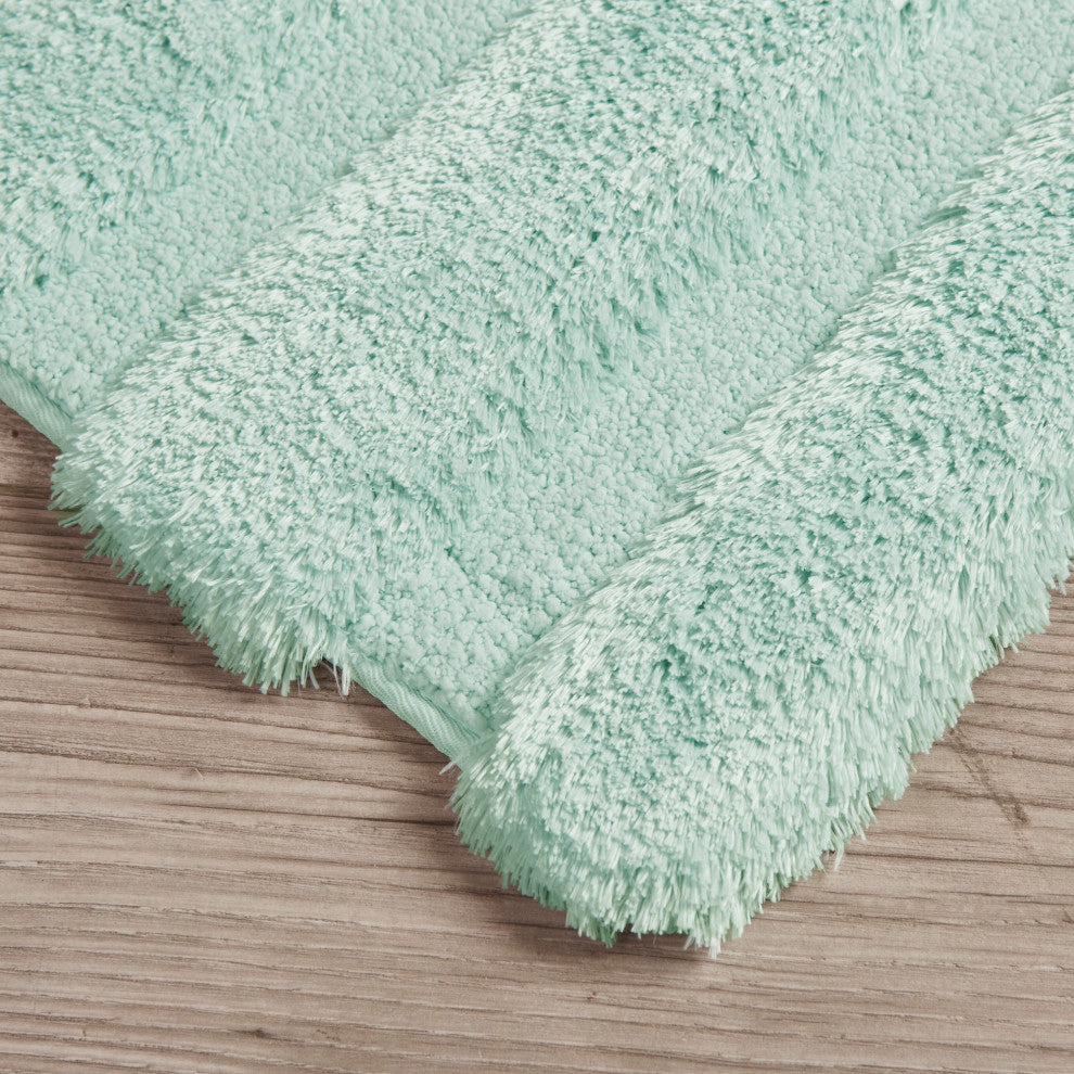 Madison Park Tufted Pearl Channel Rug, Seafoam