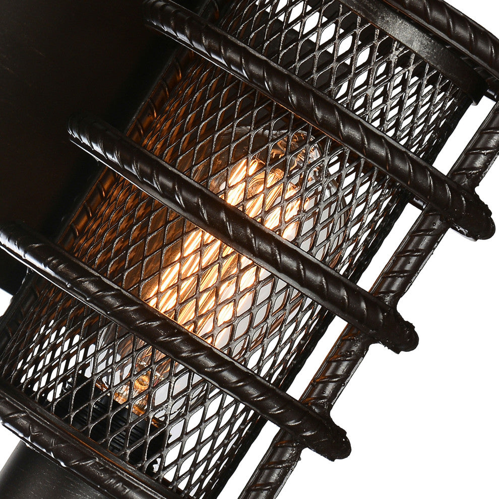 CWI Lighting 9700W24-3-197 Darya 3 Light Wall Sconce With Brown Finish
