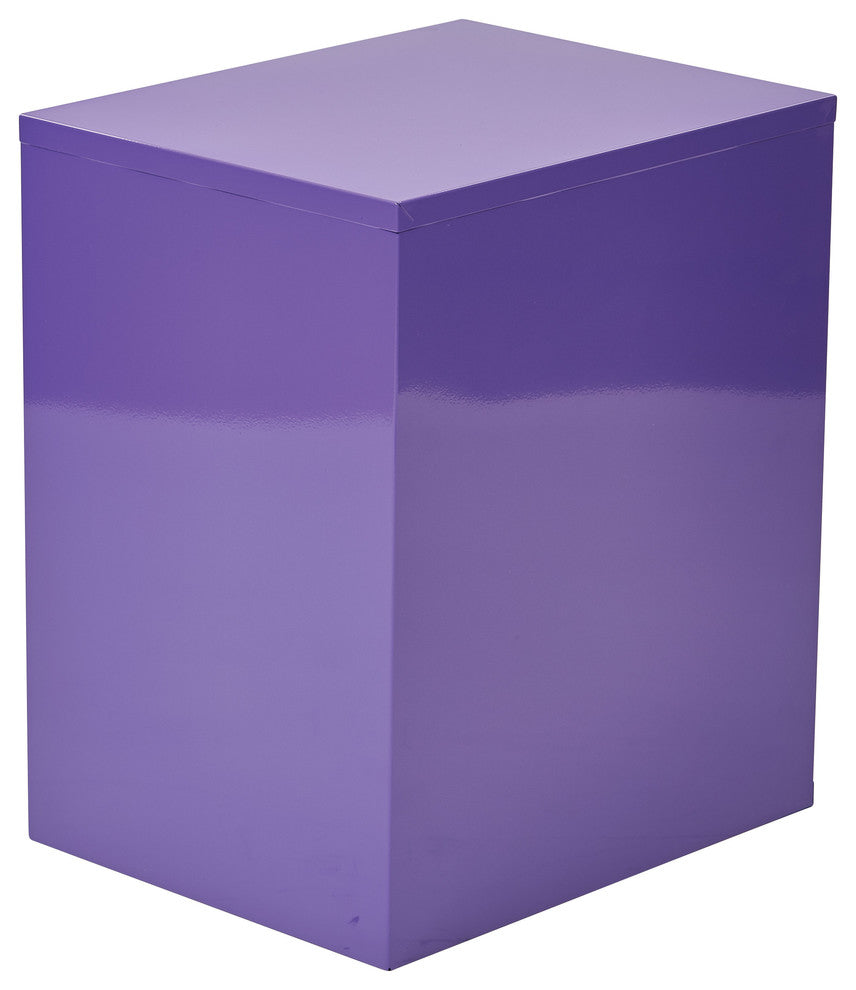 22" Pencil, Box, Storage File Cabinet, Purple