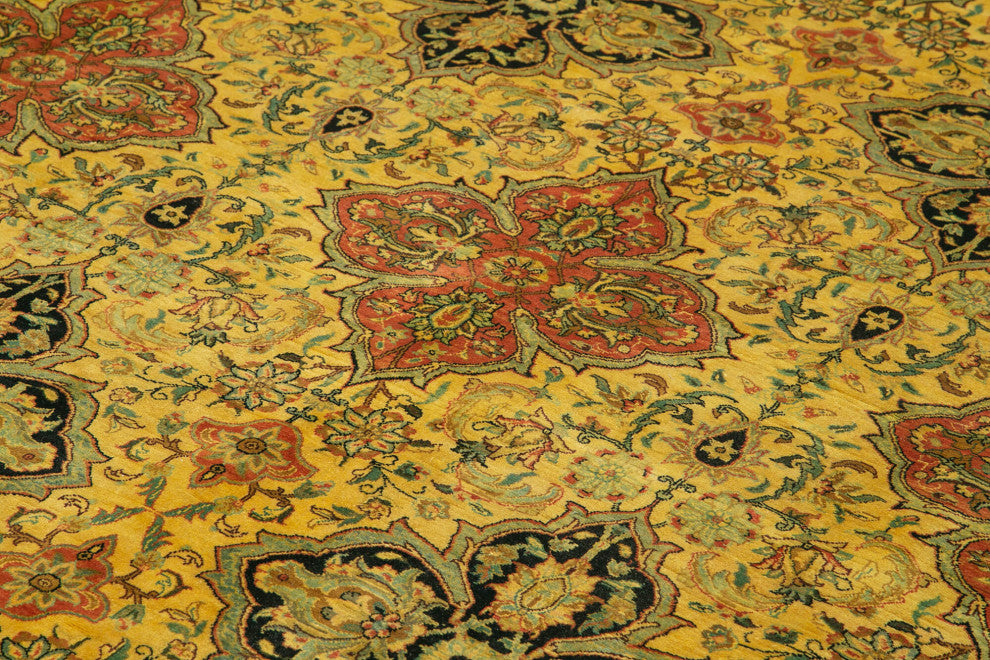 Rug N Carpet - Handwoven Oriental 9' 8" x 13' 7" One-of-a-Kind Oushak Area Rug