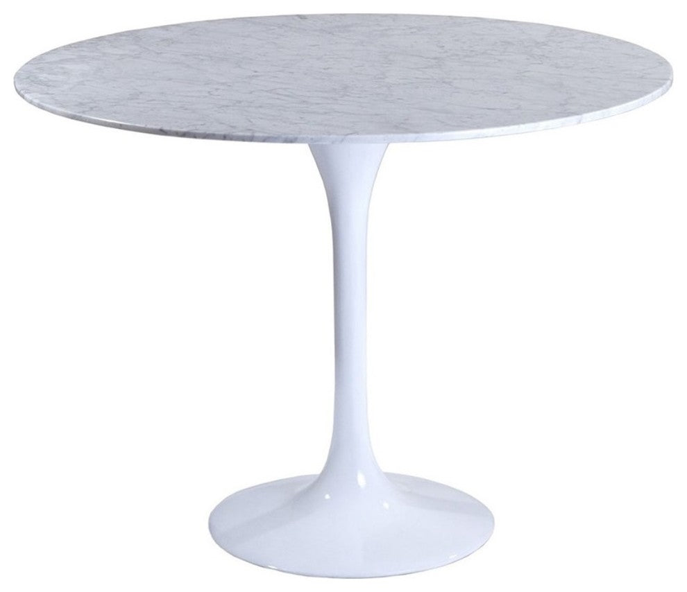 Marble Tulip Dining Table, 43