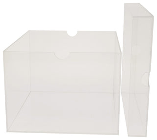 OnDisplay Luxury Acrylic Shoe Box - Clear Lucite Shoebox with Lid (Long)