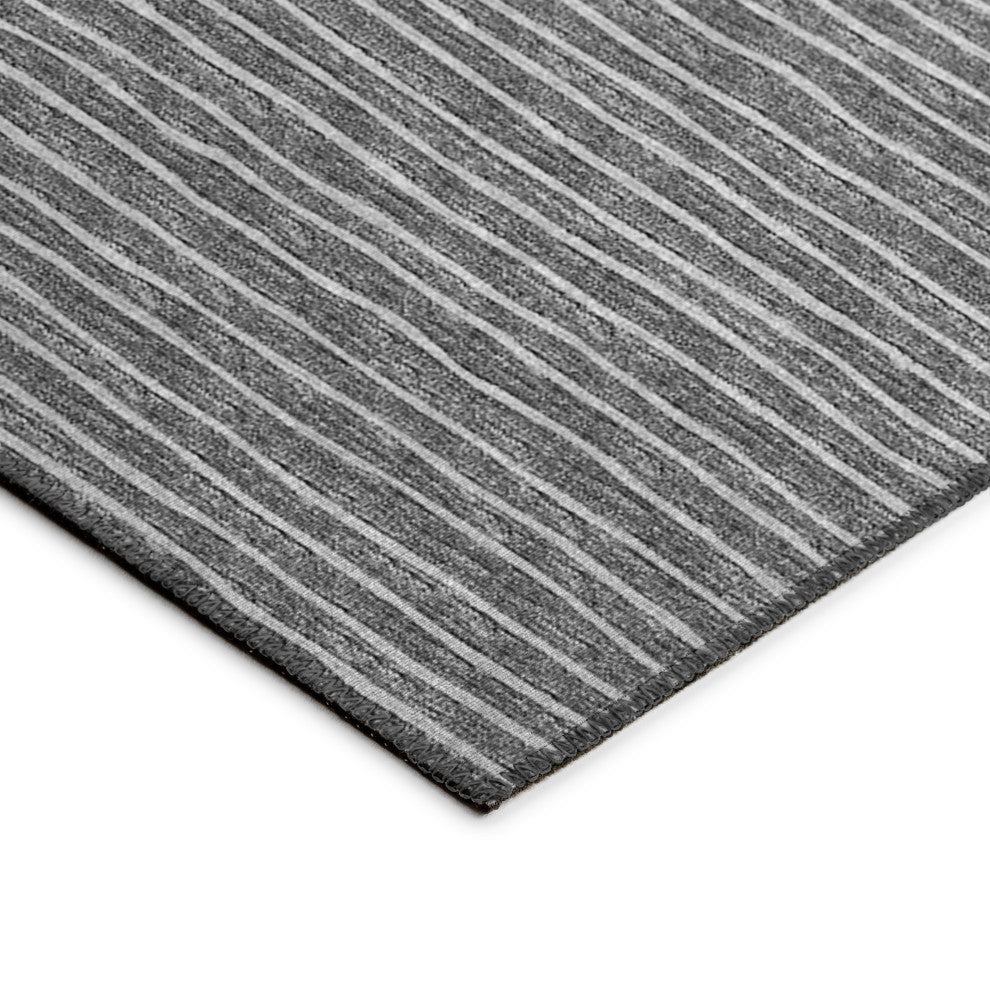 Indoor/Outdoor Laidley LA1 Grey Machine Washable 10' x 10' Rug