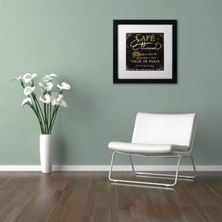 Color Bakery 'La Cuisine II' Art, Black Frame, White Matte, 16"x16"