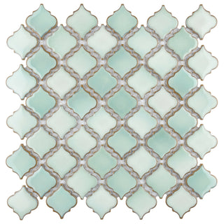 Hudson Tangier Mosaic Floor and Wall Tile, Mint Green