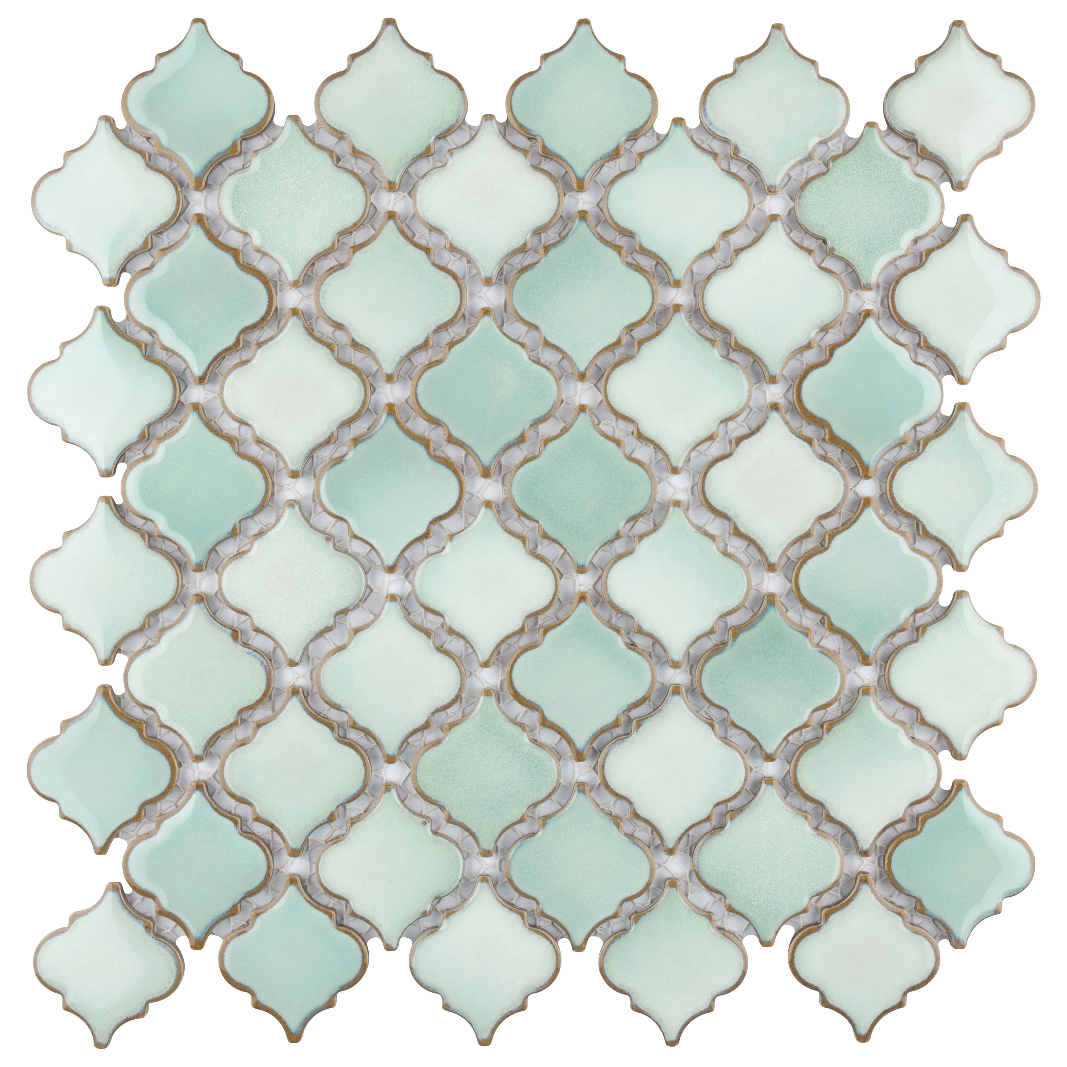 Hudson Tangier Mosaic Floor and Wall Tile, Mint Green