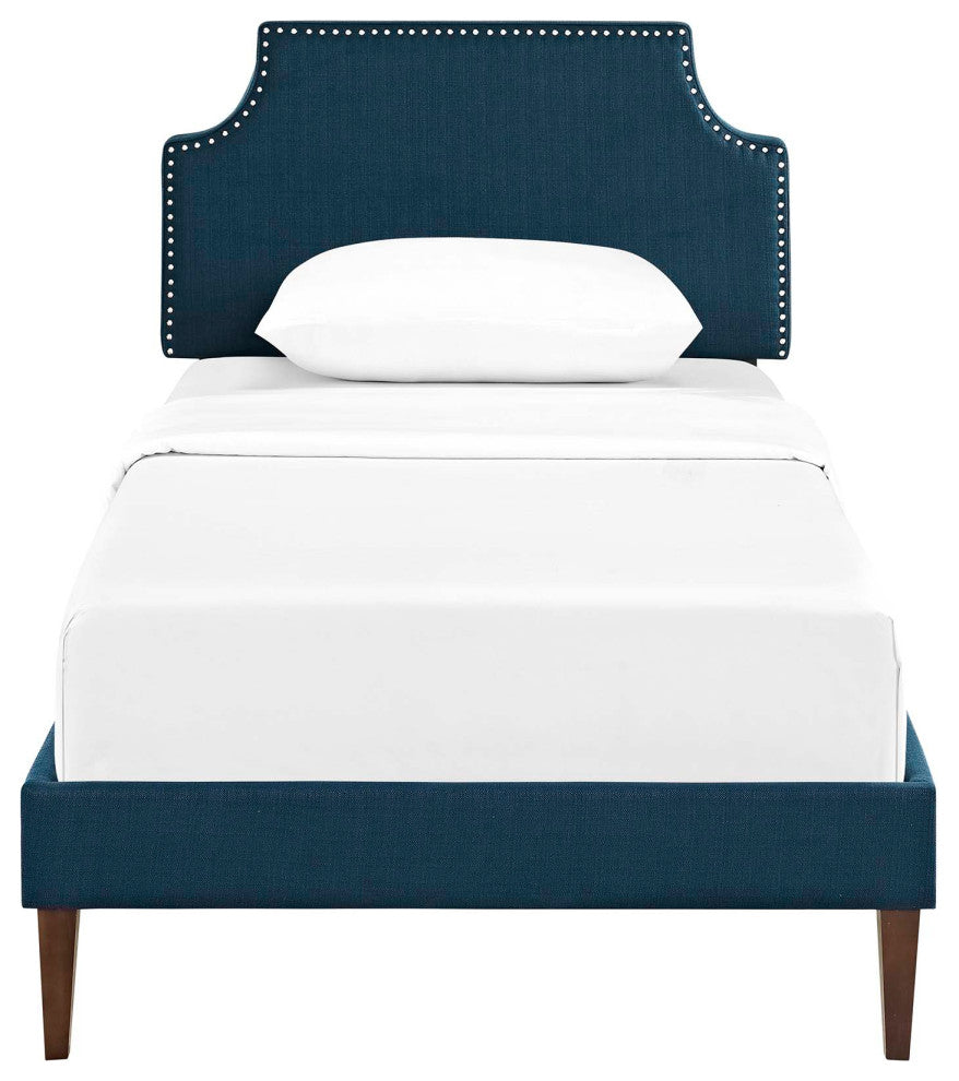 Corene Twin Platform Bed with Squared Tapered Legs