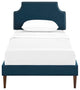 Corene Twin Platform Bed with Squared Tapered Legs