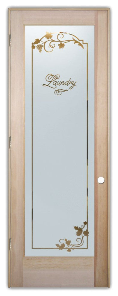 Laundry Door - Grape Ivy Melany - Douglas Fir (stain grade) - 32" x 80" -...