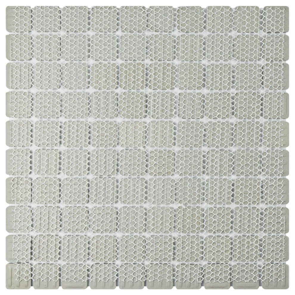 Crystalline Square Pink Porcelain Floor and Wall Tile