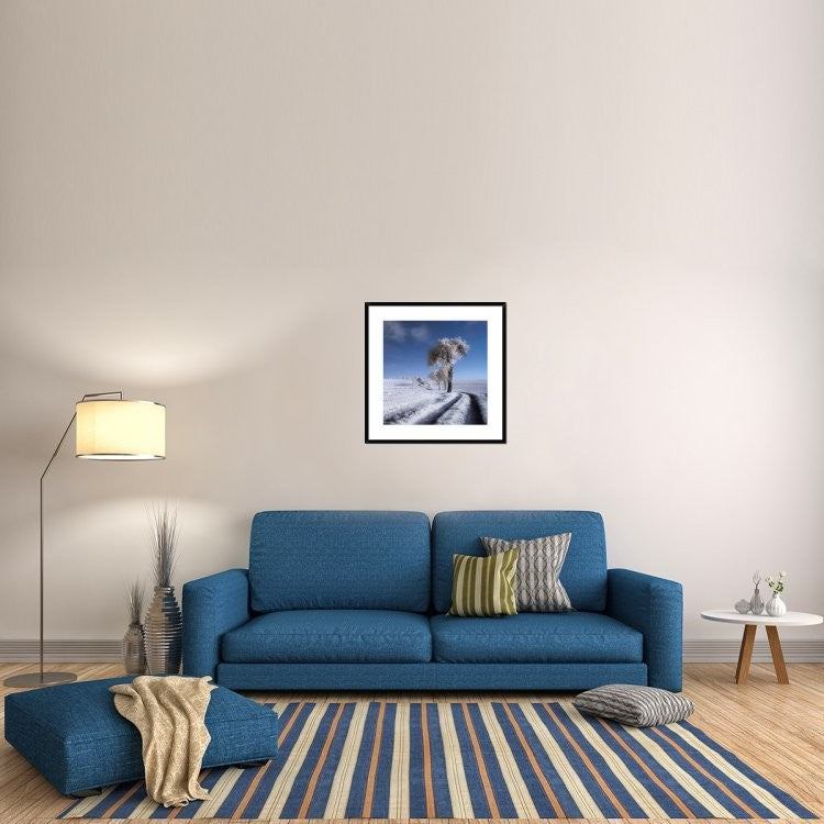 "Winter In Summer" Framed Digital Print by Piotr (Bax) Krol, 30x30"