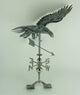Verdigris Patina Metal Flying Eagle Weather Vane with Roof Mount