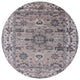 Ahgly Company Indoor Round Mid-Century Modern Area Rugs, 7' Round