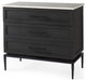 Updated Rustic Dark and Light Marble Top Dresser