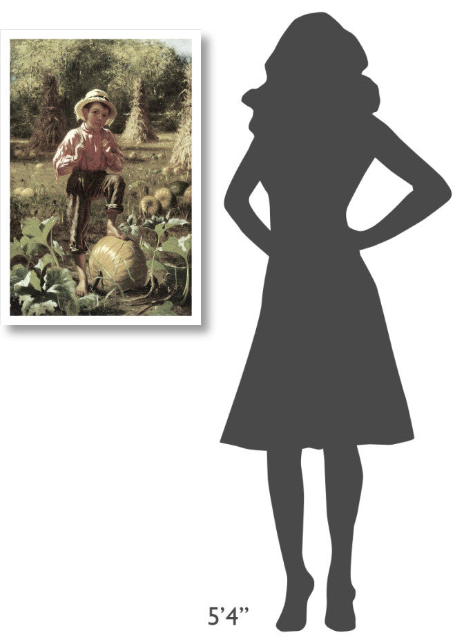 "That's Me Pumpkin" Digital Paper Print by John George Brown, 22"x32"
