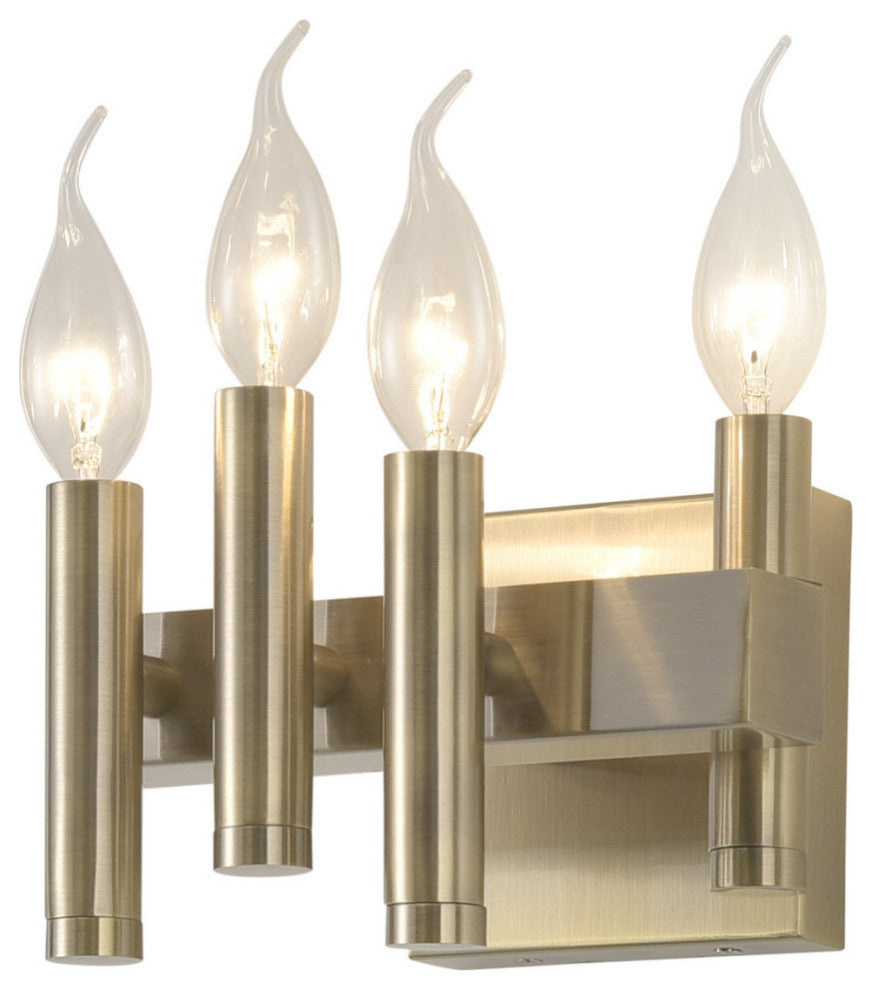 .-     Collette 4-Lt Bath Left- Brushed Brass