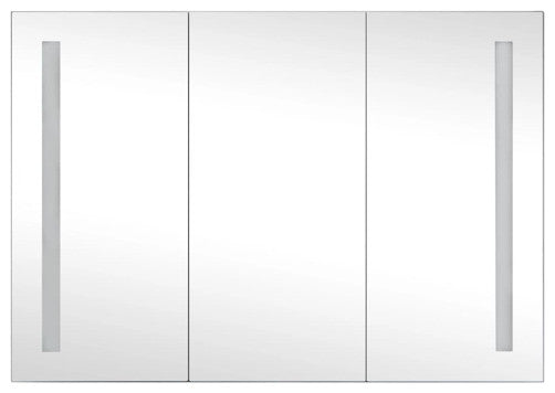 vidaXL Cabinet LED Lighted Bathroom Vanity Mirror Storage Medicine Cabinet
