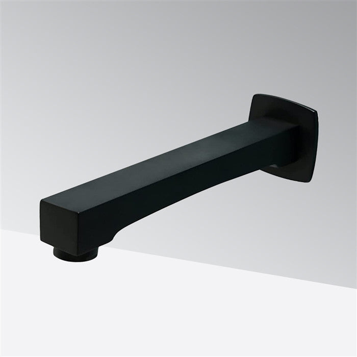 Bathselect Commercial Automatic Wall Mount Motion Sensor Faucet Matte Black