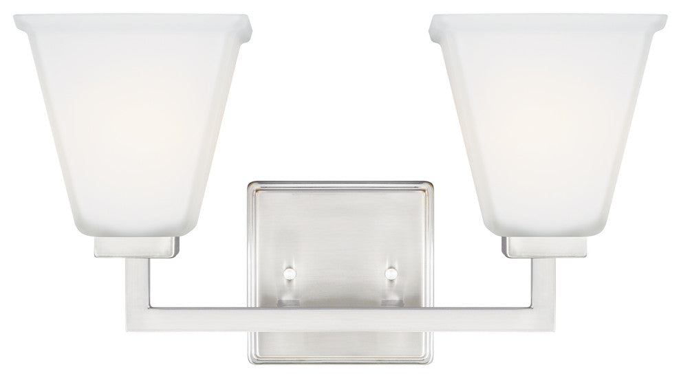 Ellis Harper 2-Light Bath, Brushed Nickel