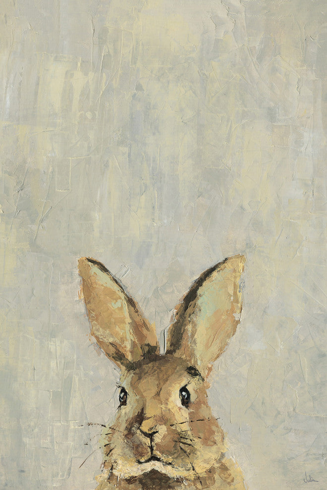 "What up Rabbit" Painting Print on Wrapped Canvas, 40"x60"