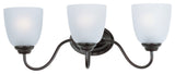 Maxim 10073 Stefan 21"W Bath Light - Oil Rubbed Bronze / Frosted Glass
