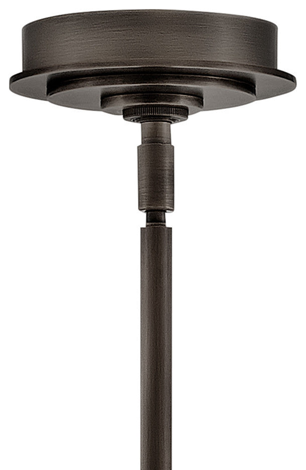 Fredrick Ramond Atera Large Single Tier Chandelier, Black Oxide