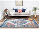 Kuba Distressed Area Rug, 7'6"x9'6"