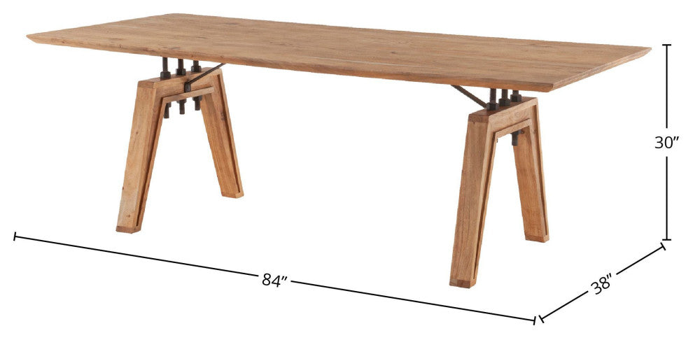 Landmark Dining Table, Brown