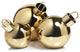 LED Oversized 7.75" Gold Glass Ball Ornament