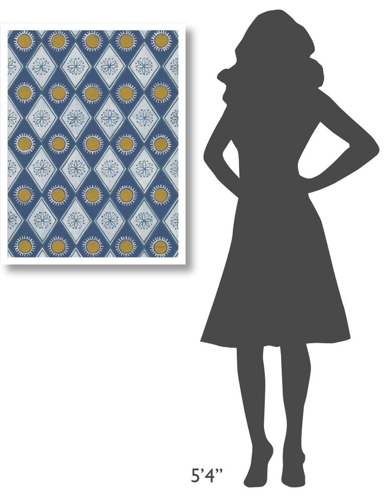 "Sunny Designs I" Digital Paper Print by Kathrine Lovell, 26"x34"