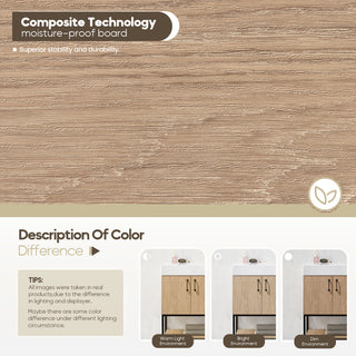 Alistair Vanity, North American Oak, Matte Black Hardware, 72", With Mirror