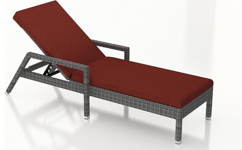 District Chaise Lounge, Canvas Henna