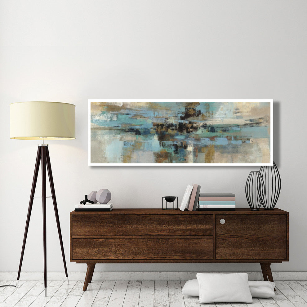 "Morning Fjord Crop" Digital Paper Print by Silvia Vassileva, 74"x26"