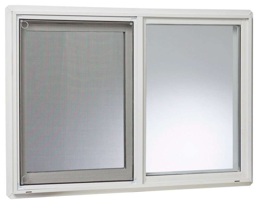 32x22 Vinyl Left, Hand Sliding Window with Dual Pane Insulated Glass