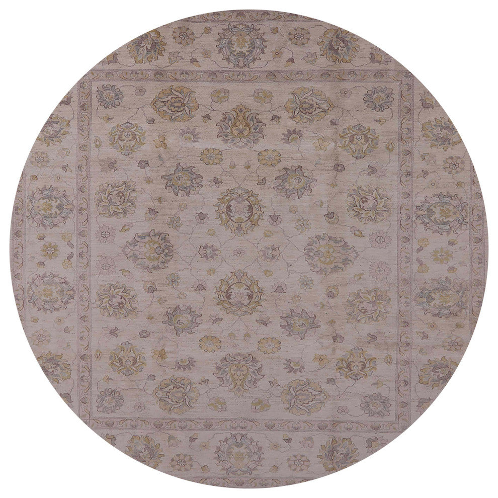 Ahgly Company Indoor Round Mid-Century Modern Area Rugs, 7' Round