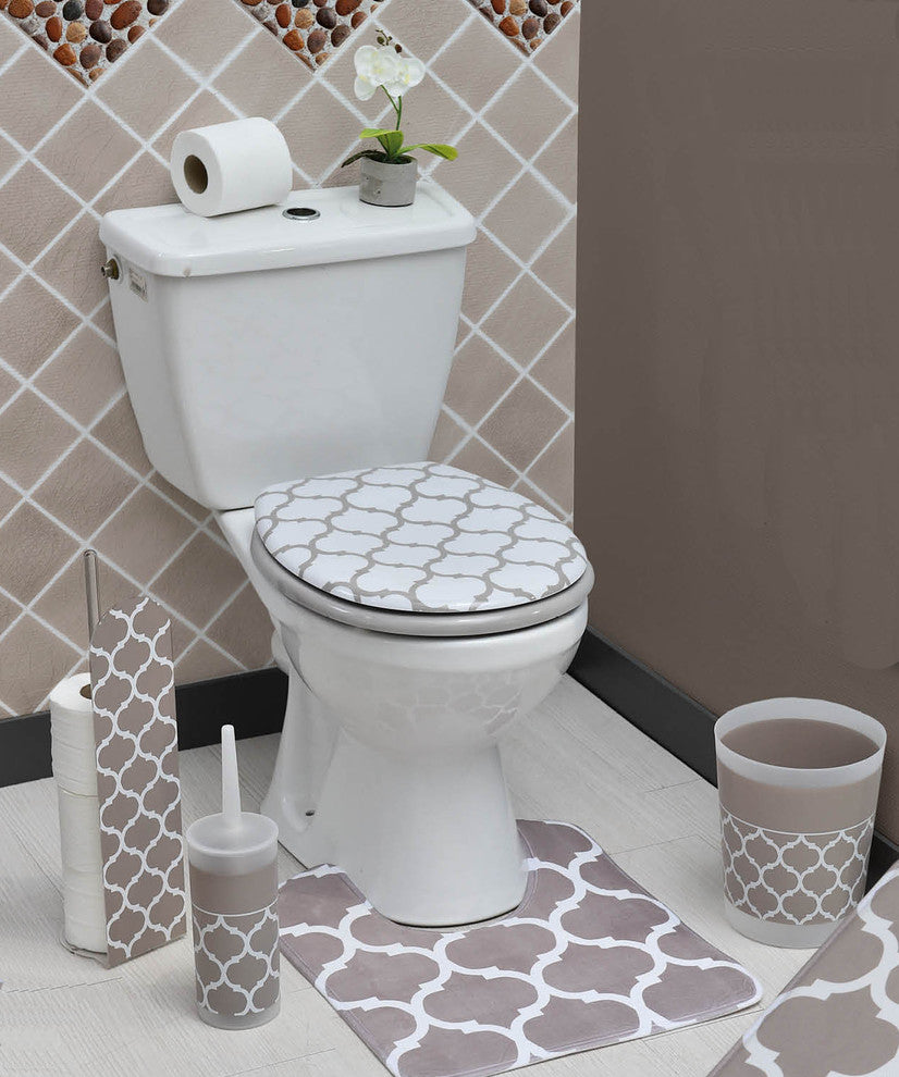 Escal Freestanding Toilet Paper Holder Tissue Reserve 4 Rolls Dispenser