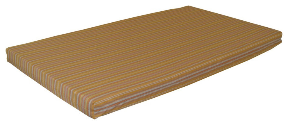VersaLoft Bed Cushion, Orange Stripe, Full