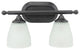 Jordan 2-Light Vanity Light, Matte Black