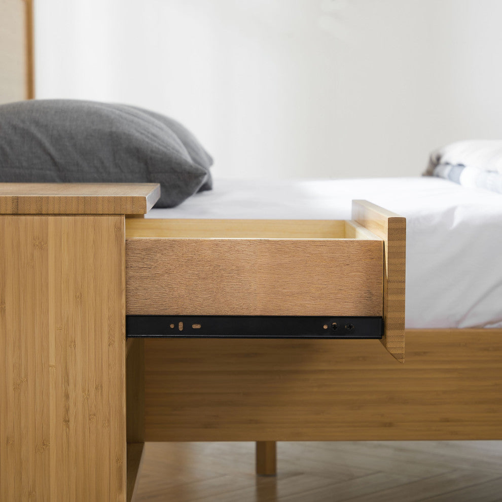 Ria Nightstand, Caramelized