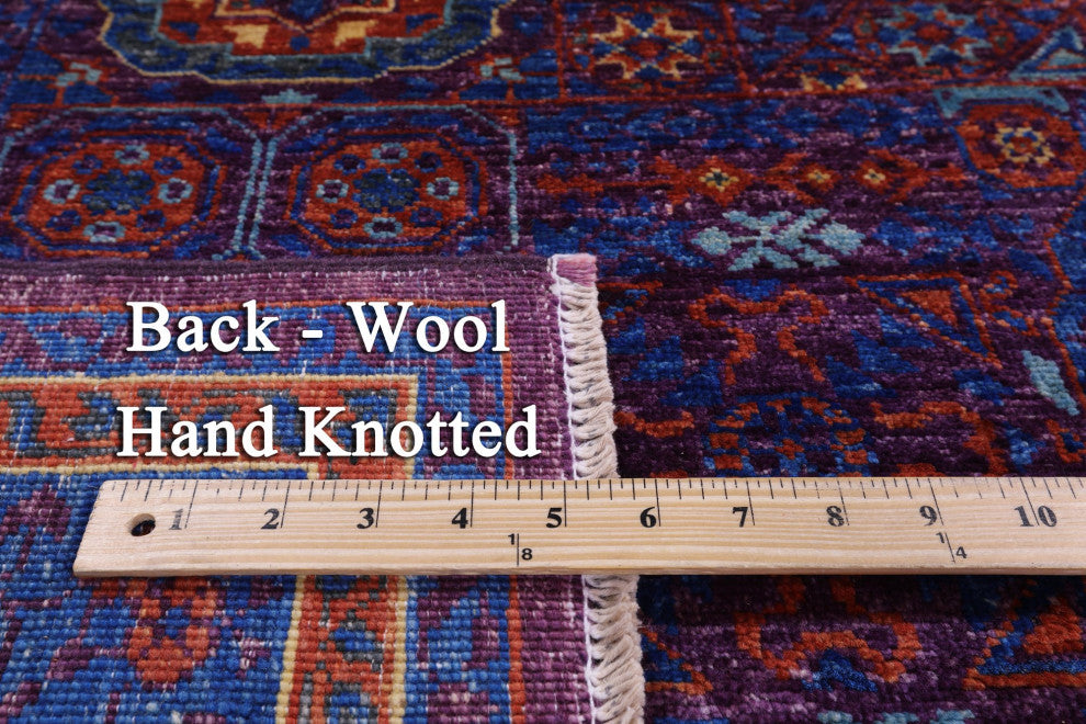 Mamluk Geometric Hand Knotted Wool Rug 5' 9" X 7' 11" - Q12268