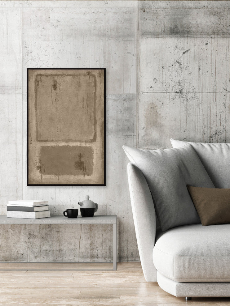 "Marked Contrast" Floater Framed Painting Print on Canvas, 12x18