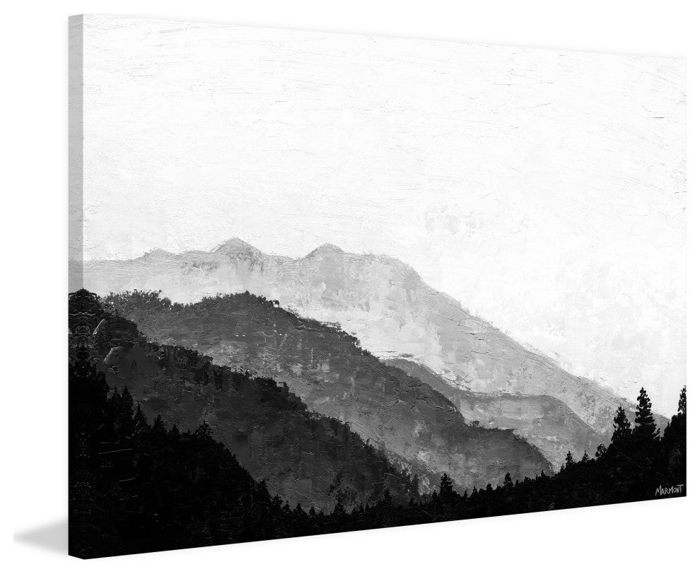 "Conquer Your Fears" Painting Print on Wrapped Canvas, 24x16
